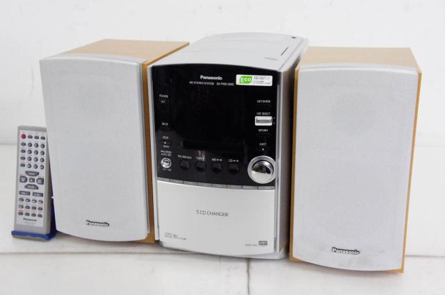 中古】Panasonicパナソニック MDステレオシステム 5CD/MD 中古】Panasonicパナソニック MDステレオシステム 5CD/MD