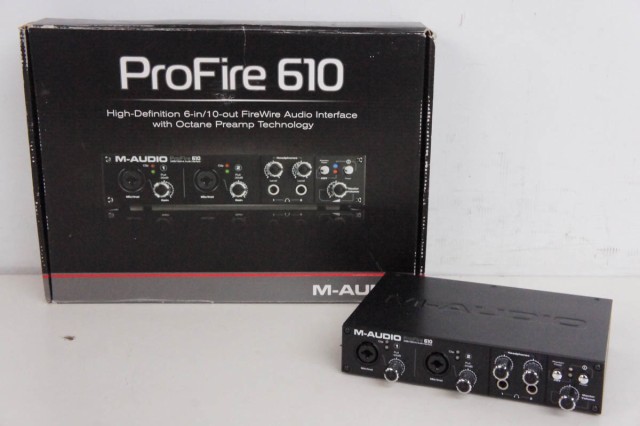 M-AUDIO FireWireオーディオインターフェース Pro Fire 610 PROFIRE610-