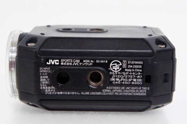 【中古】JVC ケンウッド ADIXXION スポーツカム GC-XA1-B デジタル5倍ズーム 防水防塵