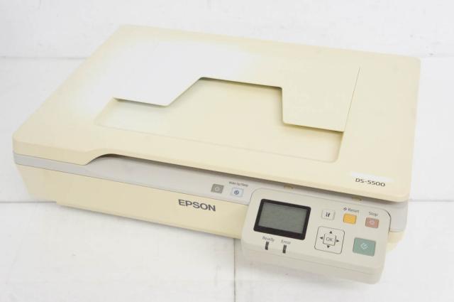 【中古】C EPSONエプソン A4サイズフラットヘッドスキャナ DS-5500