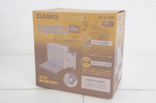【未使用】CASIOカシオ ラベルライター ネームランド DISC BiZ KLD-700の通販は 8,283円