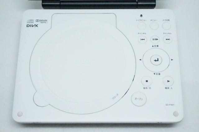 【中古】TOSHIBA東芝 7V型 ポータブルDVDプレーヤー SD-P76DT レグザポータブルプレーヤー_1