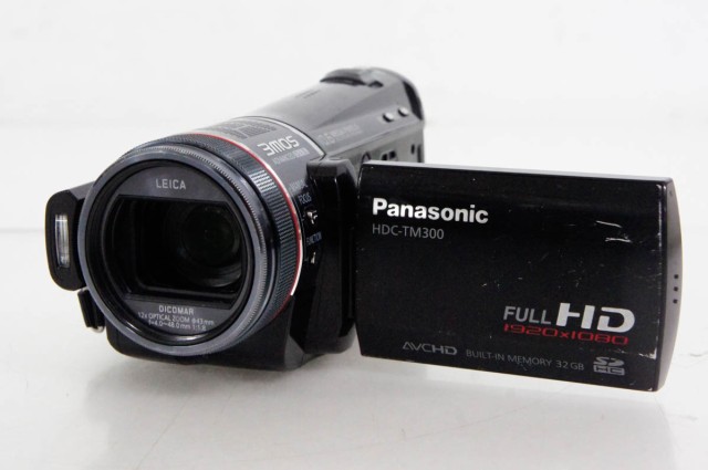 【中古】C Panasonicパナソニック HDC-TM300 ハイビジョンデジタルビデオカメラ メモリータイプ 32GB