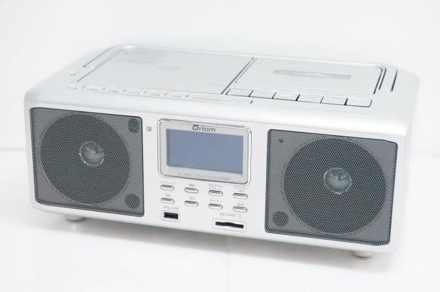 【中古】YAMAZEN山善 Qriom キュリオム SDラジカセ CBX-SU800 ラジオカセットレコーダー