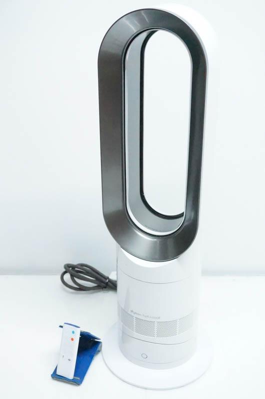 【中古】ダイソンDyson Hot+Coolホットアンドクール ファンヒーター エアマルチプライアー AM09WN ホワイト/ニッケル 扇風機