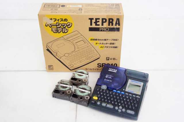 【中古】KING JIMキングジム ラベルライター テプラ プロ TEPRA PRO SR210