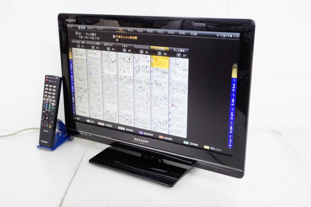 【中古】SHARPシャープ 地上・BS・110度CSデジタルハイビジョン液晶テレビ LC-22K5