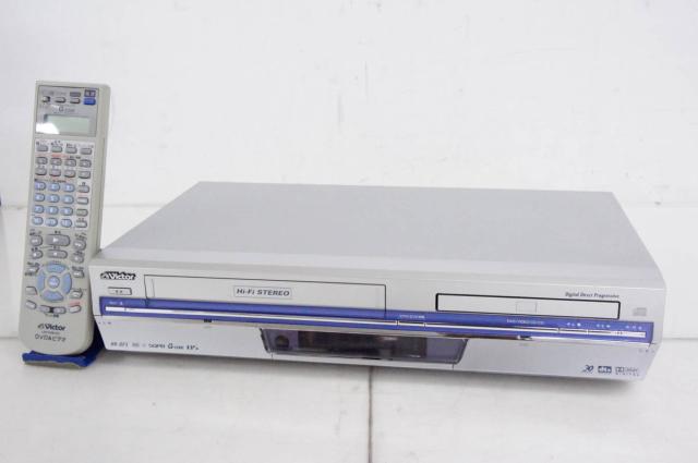 中古】VICTOR HR-DF2 DVDプレーヤー一体型BS内蔵Hi-Fiビデオ (premium