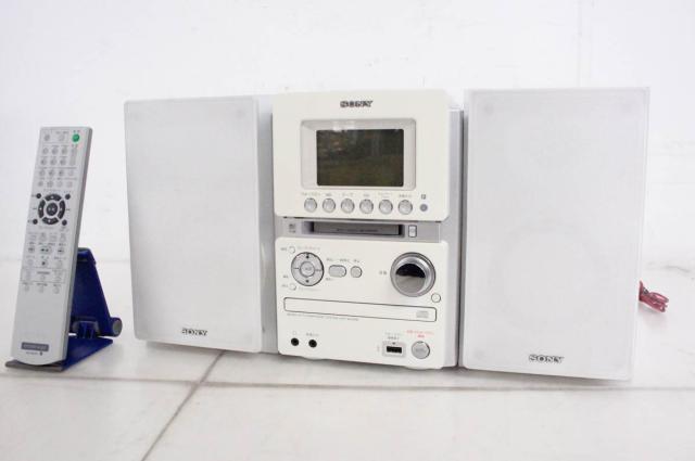 SONY MD搭載オールインワンコンポ CMT-M35WM S USB シルバー SONY MD