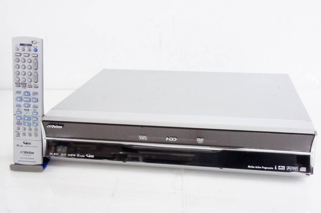 中古】JVC Victorビクター VHS&HDD&DVDビデオレコーダー 快録LUPIN DR