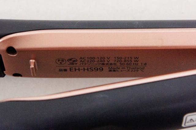 【中古】Panasonicパナソニック ストレートアイロン ナノケア EH-HS99_3