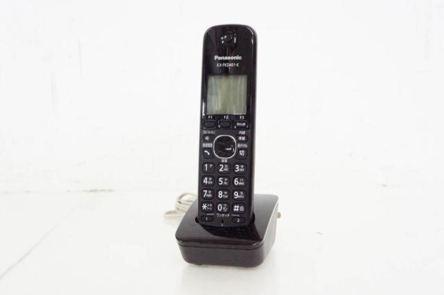 【中古】Panasonicパナソニック コードレス増設子機 KX-FKD401-K 電話機/FAXに