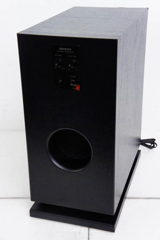 ONKYO SL-307 アンプ内蔵サブウーファー(中古品)