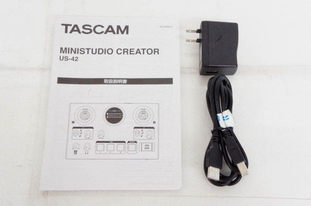 中古】TASCAMタスカム 家庭用放送機器 MiNiSTUDIO CREATOR US-42 USBオーディオインターフェースの通販はau PAY  マーケット - エスネットショップ | au PAY マーケット－通販サイト