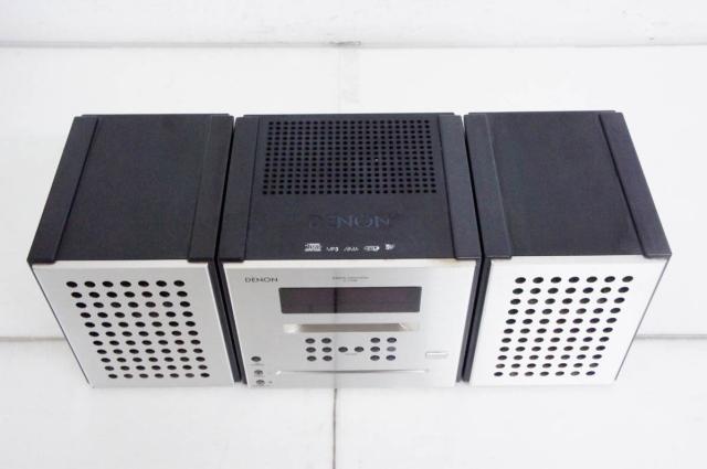 動作品DENON デノン CDMDコンポ D-C7USB 2005年製 デノン、USB端子を備えたCD/MDミニコンポ