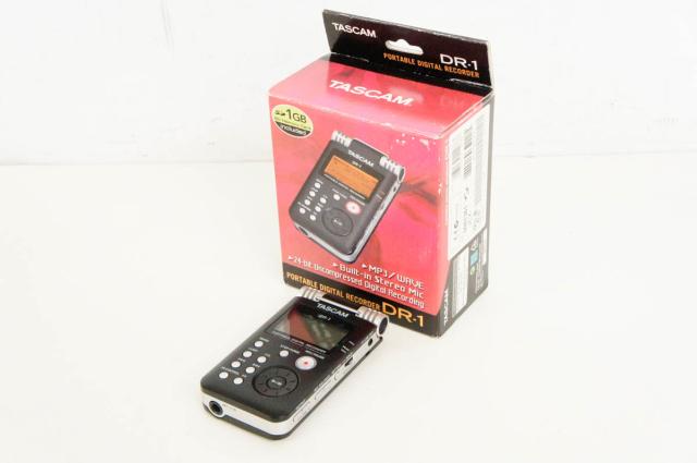 【中古】TASCAMタスカム ポータブル・ステレオ・デジタルレコーダー DR-1 中古】TASCAMタスカム ポータブル・ステレオ・デジタル