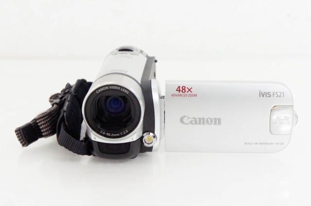 中古】キヤノンCANON デジタルビデオカメラ メモリータイプ iVIS FS21