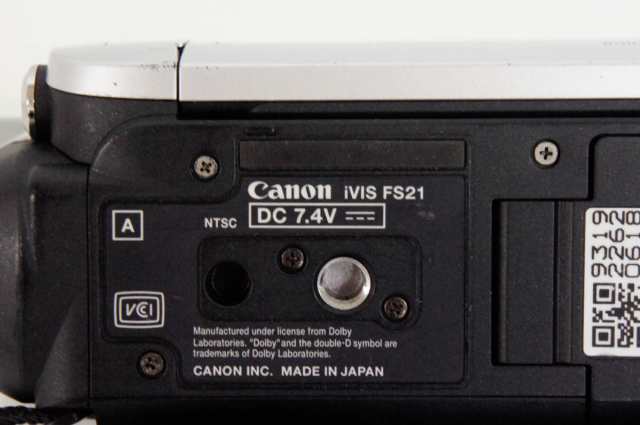 中古】キヤノンCANON デジタルビデオカメラ メモリータイプ iVIS FS21