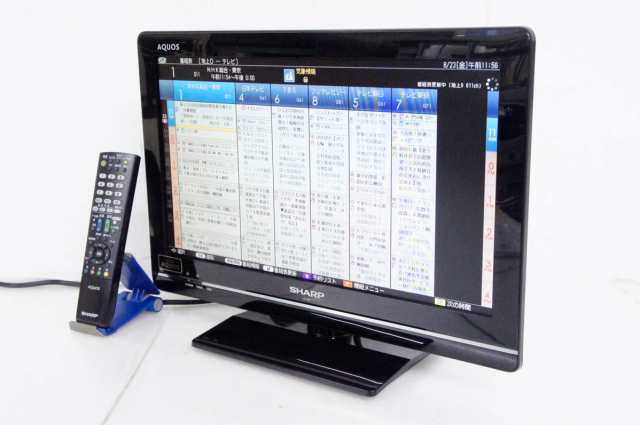 【中古】SHARPシャープ 地上・BS・110度CSデジタルハイビジョン液晶テレビ LC-19K7