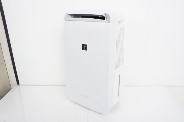 【美品】CM-J100-W シャープ 除湿機 冷風 衣類乾燥 プラズマクラスター