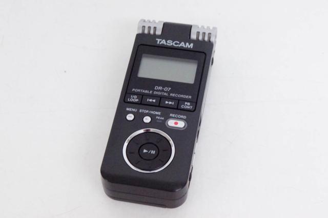 【中古】TASCAMタスカム SD/SDHC ポータブルデジタルレコーダー DR-07