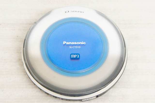【中古】Panasonicパナソニック ポータブル CDプレーヤー SL-CT510
