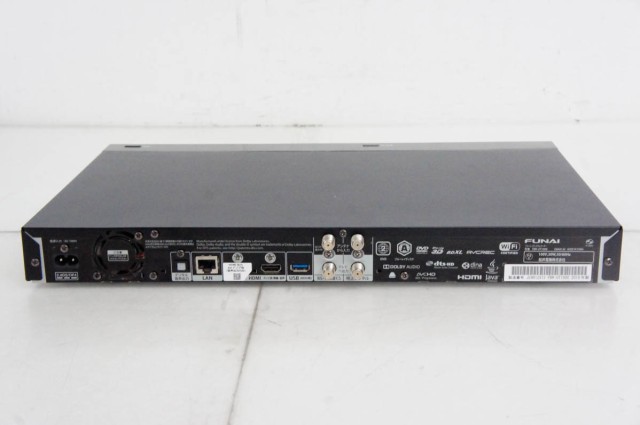 【中古】FUNAIフナイ ブルーレイディスクレコーダー FBR-UT1000 HDD1TB 無線LAN内蔵