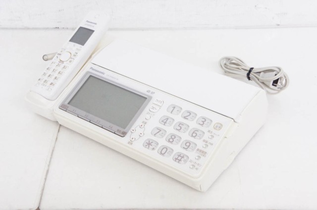 【中古】C Panasonicパナソニック デジタルコードレスFAX 1.9GHz DECT準拠方式 KX-PD603DL 親機のみ