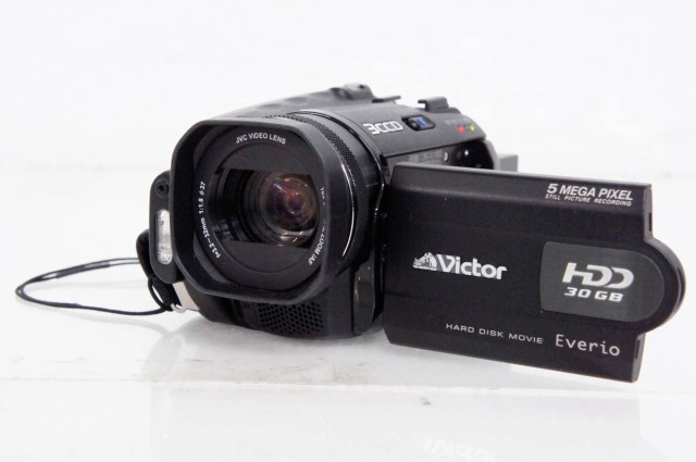 C JVC Victorビクター エブリオEverio ビデオカメラ GZ-MG505 30GB内蔵メモリー ハードディスクムービ