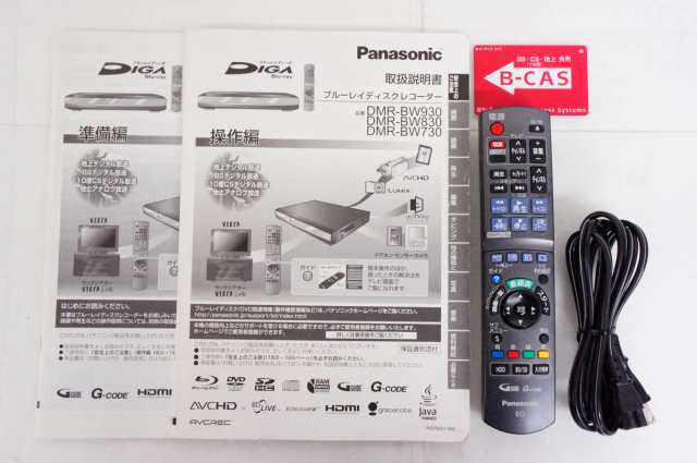 Panasonicパナソニック BDレコーダー DIGA DMR-BW930 HDD1TB - DVD