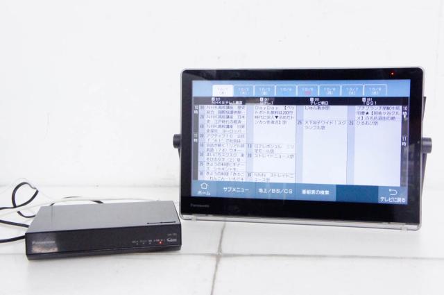 【中古】Panasonic HDDレコーダー付 15V型 ポータブル液晶テレビ プライベート・ビエラ UN-15CT8 防水タイプ