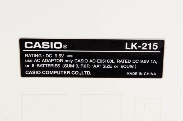 中古】CASIOカシオ 光ナビゲーションキーボード LK-215 電子キーボード 61鍵の通販はau PAY マーケット - エスネットショップ |  au PAY マーケット－通販サイト