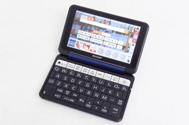 【中古】SHARPシャープ 電子辞書 Brainブレーン PW-SJ5 105コンテンツ 中学生モデル
