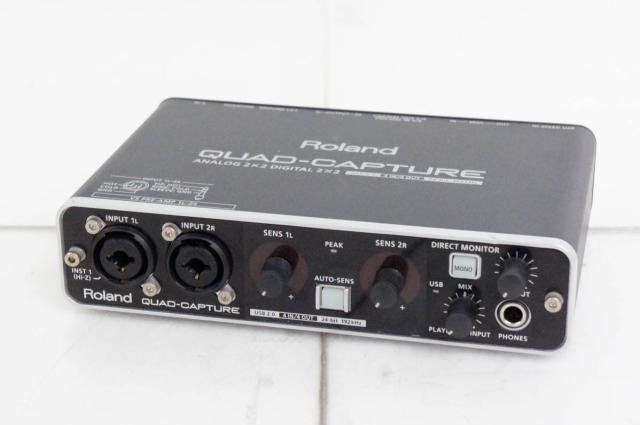 【中古】Rolandローランド USBオーディオインターフェイス QUAD-CAPTURE UA-55