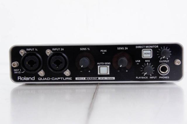 【中古】Rolandローランド USBオーディオインターフェイス QUAD-CAPTURE UA-55_1