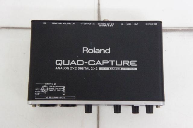 【中古】Rolandローランド USBオーディオインターフェイス QUAD-CAPTURE UA-55_2