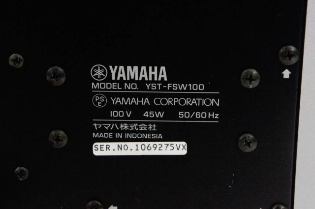 【中古】YAMAHAヤマハ サブウーファー YST-FSW100_4