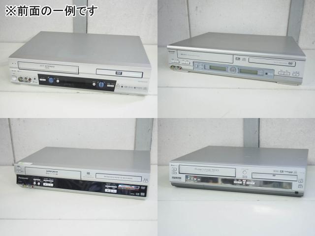 【中古】ビデオデッキ一体型DVDプレーヤー 国内主要メーカー限定 スタッフおまかせ VHS再生 DVD再生 SHARP SONY Panasonic_1