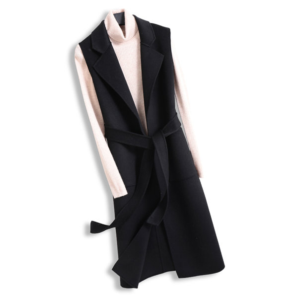 超人気 ジレ レディース コート ジャケット ロング ベスト テーラード トレンチ 秋 アウター オフィス 通勤 ベルト付きの通販はau Pay マーケット 協和屋