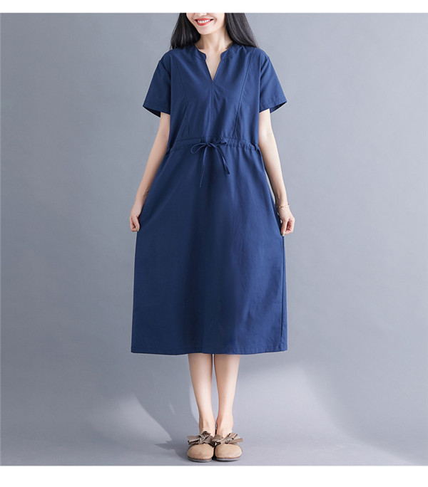 ワンピース レディース 半袖 ロングワンピース ウエストベルト ワンピ 大きいサイズ フレア 涼しい Tシャツ マキシ ゆったりの通販はau Pay マーケット 協和屋