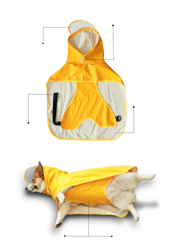 犬用レインコート 犬用 防水 レインコート 雨天対策 小型犬 コーギー 梅雨 散歩 雨具 ポンチョ カッパ ペット服 の通販はau Pay マーケット 協和屋