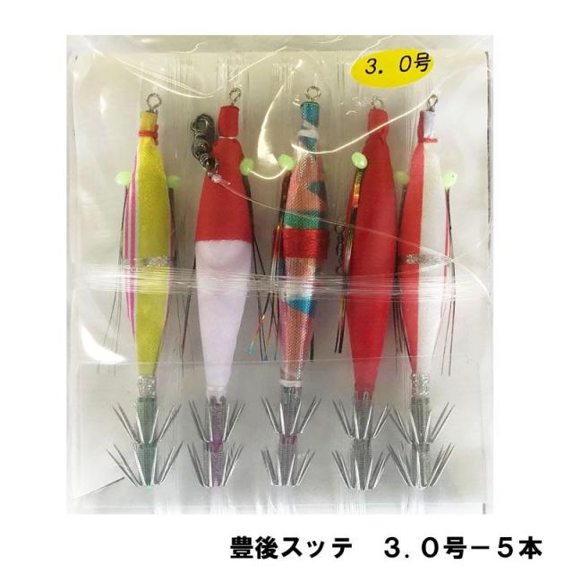 糀屋漁社 豊後スッテ 3.0号-5本付 【釣具 釣り具】の通販はau PAY
