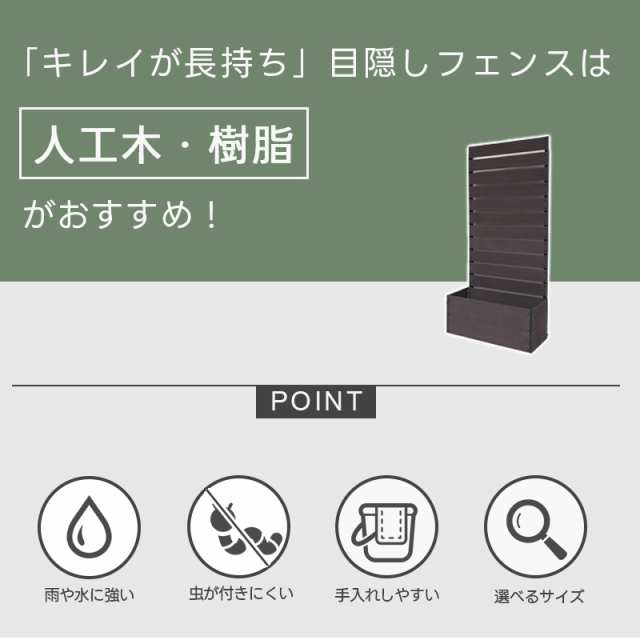 ガーデンフェンス ラティスフェンス 高さ150cm 幅72cm 置くだけ 人工木