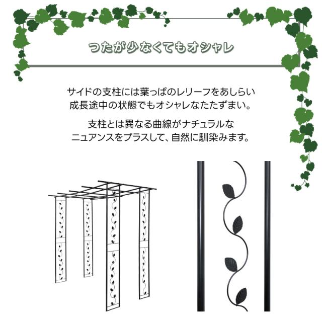 園庭あずま屋 S大きさ 藤棚 フルーツあずま屋 アーチ形 エクステリア ぶどう棚 薔薇 ローズ 園芸 省エネ 切り詰める 緑であること窓掛け またの日送りとどける