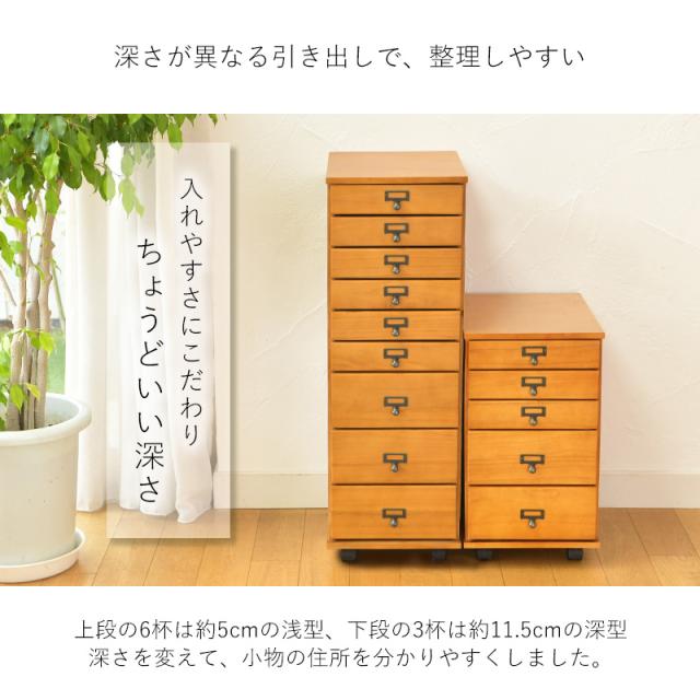 木製　花のタイルのチェスト 引き出し9個 木製 花のタイルのチェスト 引き出し9個 木製 花のタイルの
