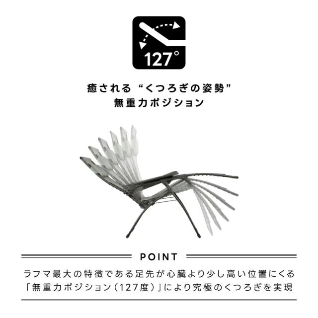LAFUMA ラフマ らふま リクライニング チェア アウトドア キャンプ 折りたたみ ひじ掛け 椅子 高級 デッキ コンパクト レジャー LFM2830 有吉 夜会_2