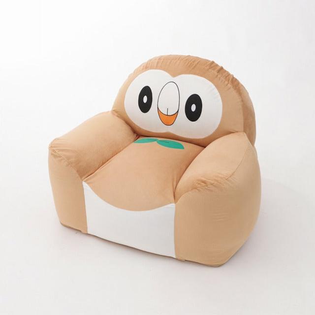 ポケモン モクロー クッション A906 大きい ビーズソファー 低反発 リビング ビーズ 子供部屋 日本製 子供用 キッズクッションかわいい キャラクター ポケットモンスター_1