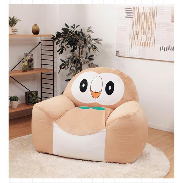 ポケモン モクロー クッション A906 大きい ビーズソファー 低反発 リビング ビーズ 子供部屋 日本製 子供用 キッズクッションかわいい キャラクター ポケットモンスター_4