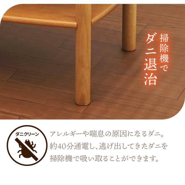 ホットカーペット フローリング調 3畳＆あったかシートセット 木目