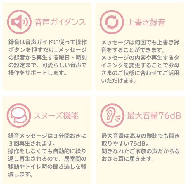 時間だよ！おしらせとうばん 忘れもの防止タイマー 本体 アラーム アラート 通知 介護 敬老の日 セーフティ ヘルスケア_6